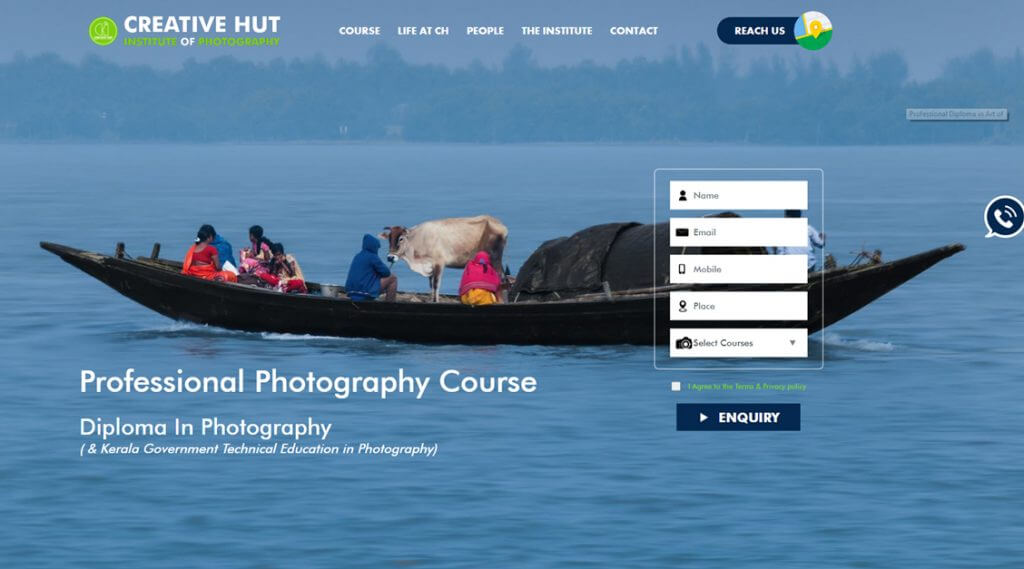Creative Hut Institute of Photography, India
