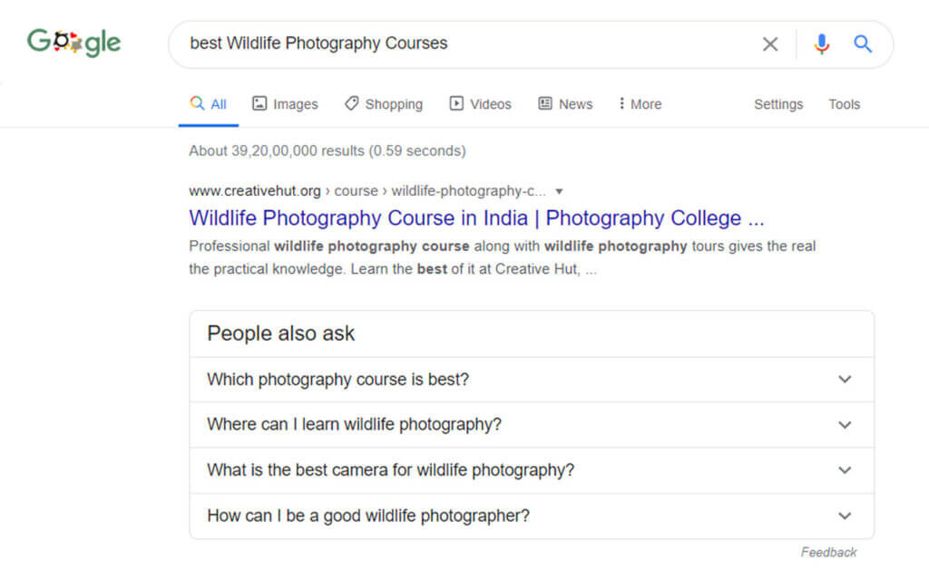 which is best wildlife photography courses