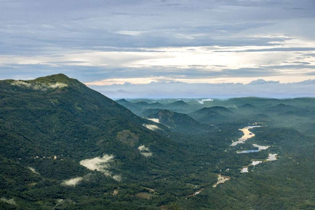 Vast valley landscape