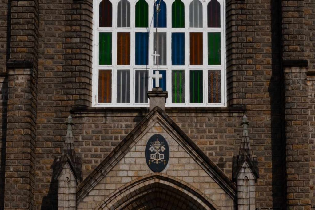church with color glass