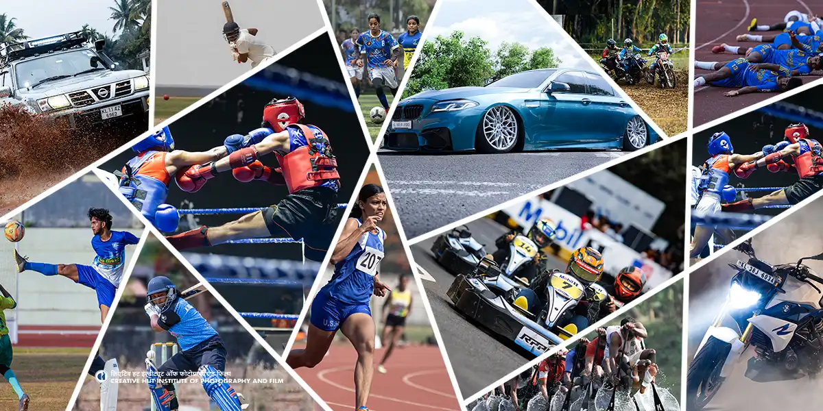 Sports and automotive photography and cinematography course in India