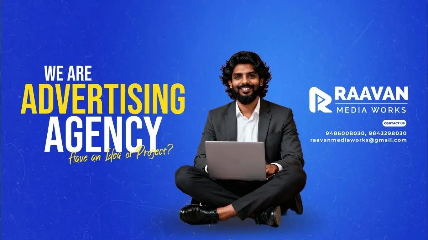 Raavan Media Works advertising agency in Kerala offering creative branding, marketing, and media production services.