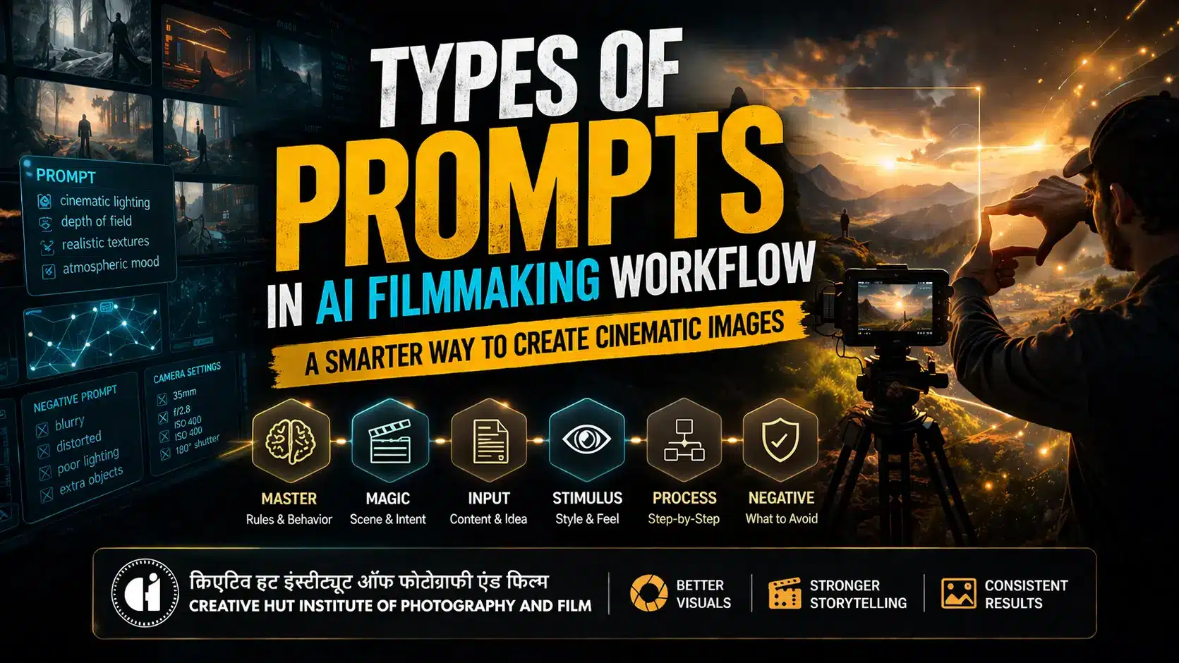 Types of Prompts in AI Filmmaking Workflow | Creative Hut
