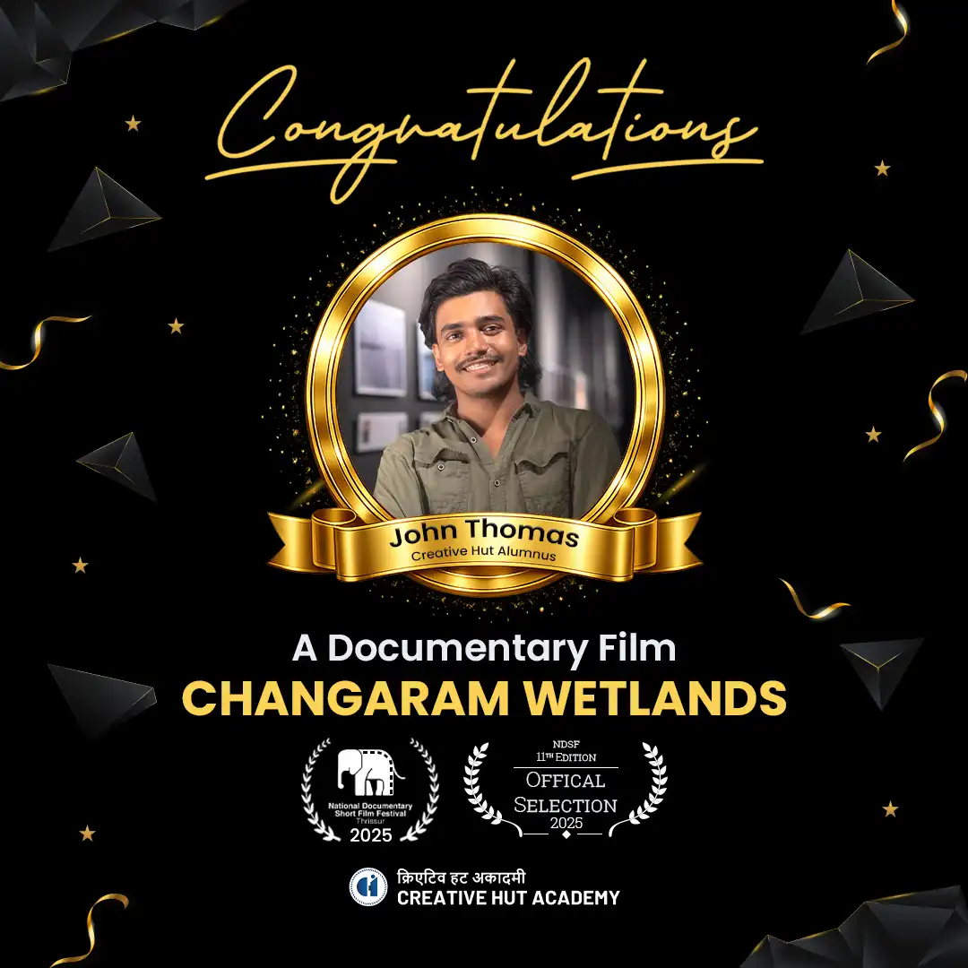 Creative Hut Academy alumnus John Thomas — Official Selection at NDSF 2025 for documentary film Changaram Wetlands